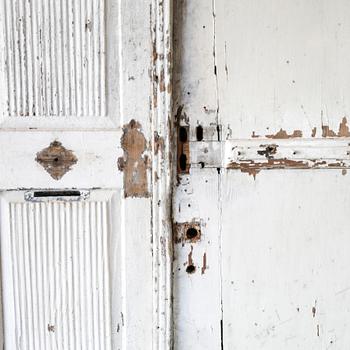 Doors, a pair from the 19th century.