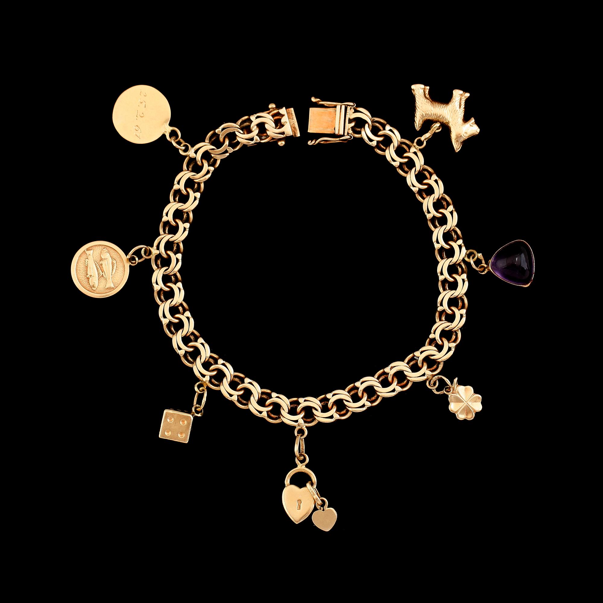 ARMBAND, 18K guld, svenska stämplar, 1961. Vikt ca 19 g.