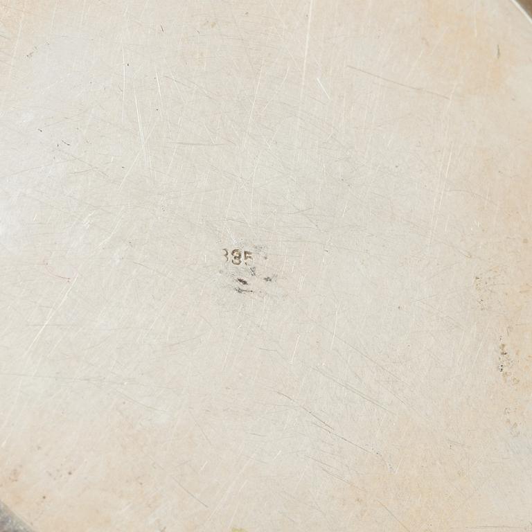 Coasters, silver 835, 20th century (13 pcs).