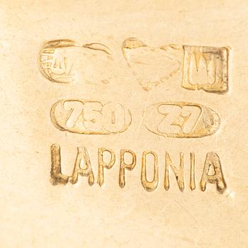 Björn Weckström, Pendant in 18K gold, for Lapponia. Finland, 1977.