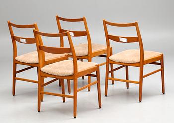 STOLAR, 4 st. "Minett" design Yngve Ekström Troeds för Bra bohag. 1960-tal.