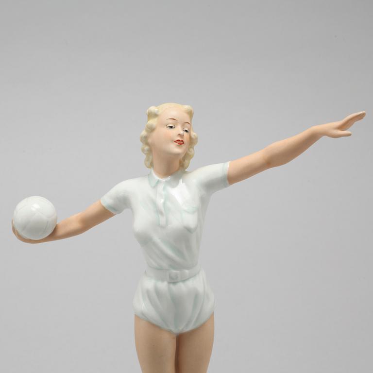 A porcelain figurine by Schaubach Kunst, Germany, 1926-1953.