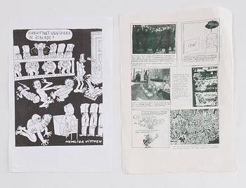 LARS HILLERSBERG, 14 st, tidningar "Puss" m.m.