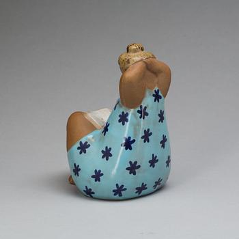 FIGURIN, stengods, "Emma", Lisa Larson, Gustavsberg. 1900-tal.
