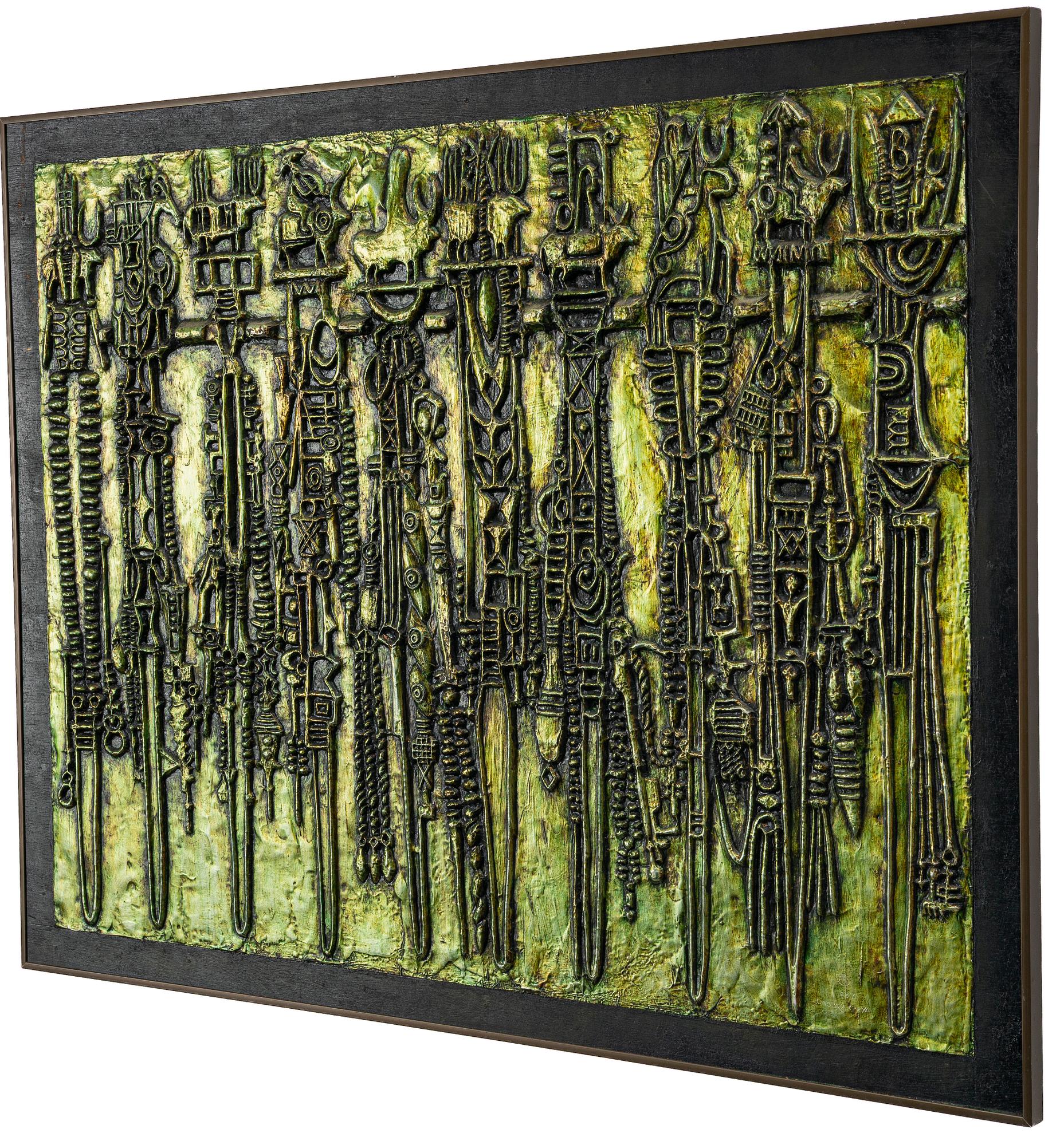 Bruce Onobrakpeya, "Odjevwe ogba erhue".