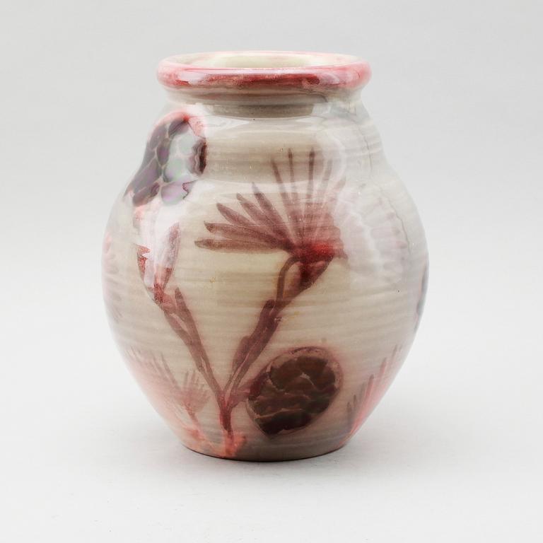 VAS, stengods, Höganäs, Edgar Böckman, signerad.