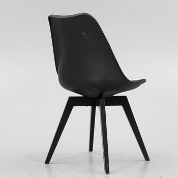 Chairs, 8 pcs, contemporary production.