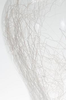 SKULPTUR, glas, Eva Englund, signerad och daterad 1972.