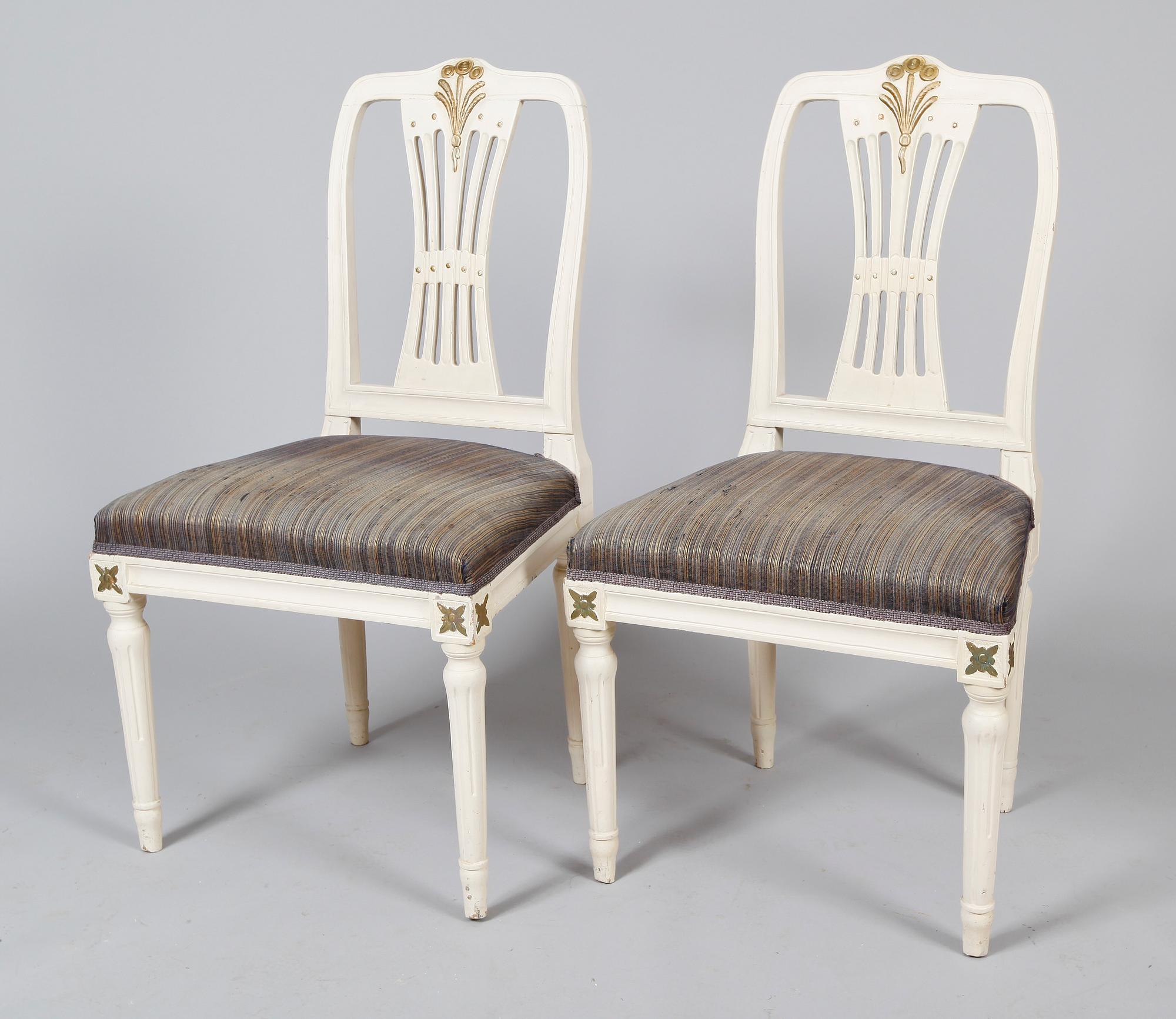 STOLAR, 1 par, gustavianska, 1700-tal.