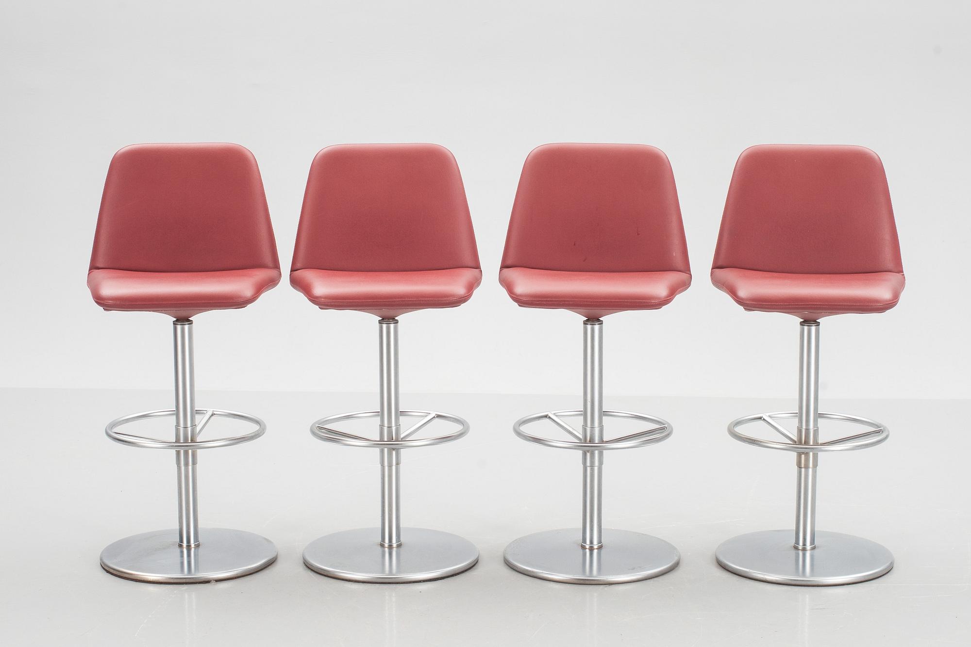 BARSTOLAR, 4 st. Johanson design.