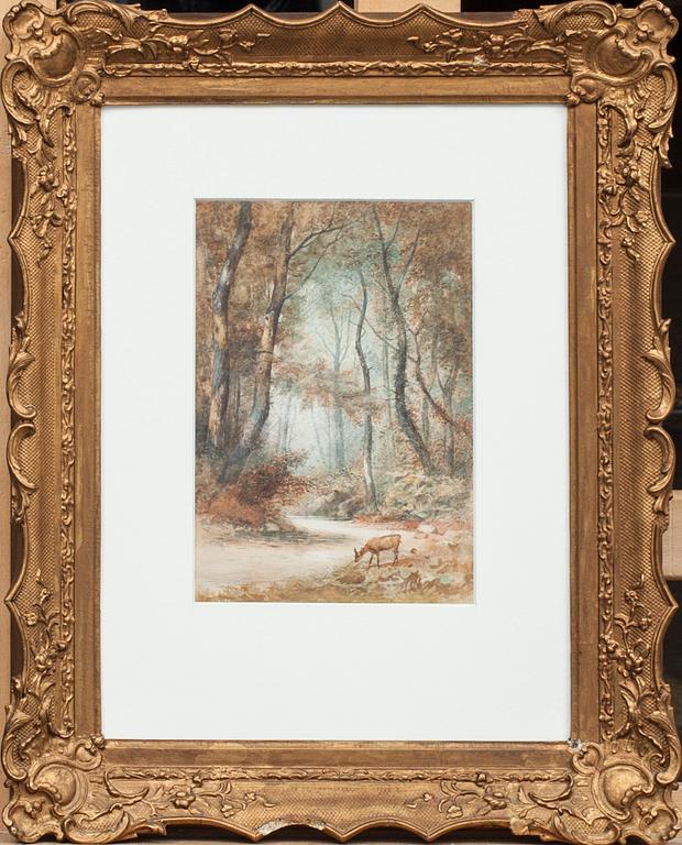 OKÄND KONSTNÄR, akvarell. England.