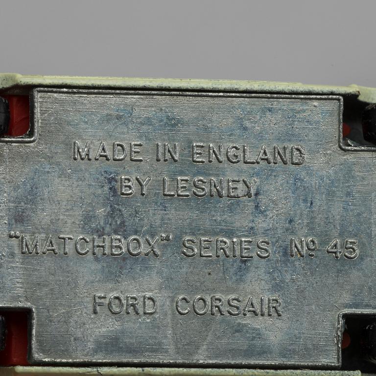 LESNEY MATCHBOX SERIES, 3 st, bland annat Ford Corsair RW 45B-2.