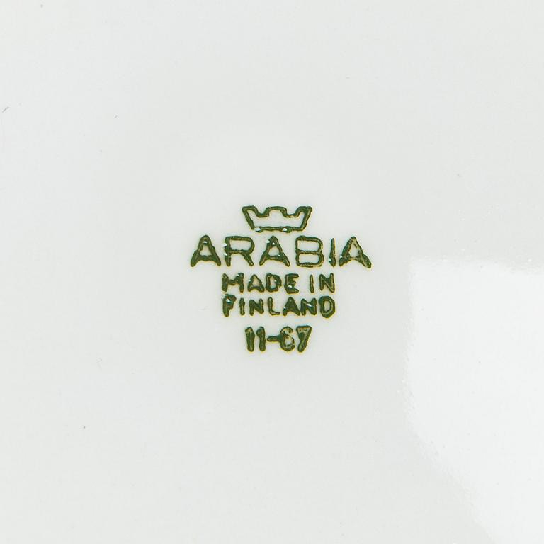 Esteri Tomula, purkkeja 17 kpl, "FF", keramiikkaa, Arabia 1960-luku.