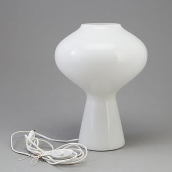 A 'Zaffiro Fungo" glass table light by Massimo Vignelli/Paulo Venini, Italy.