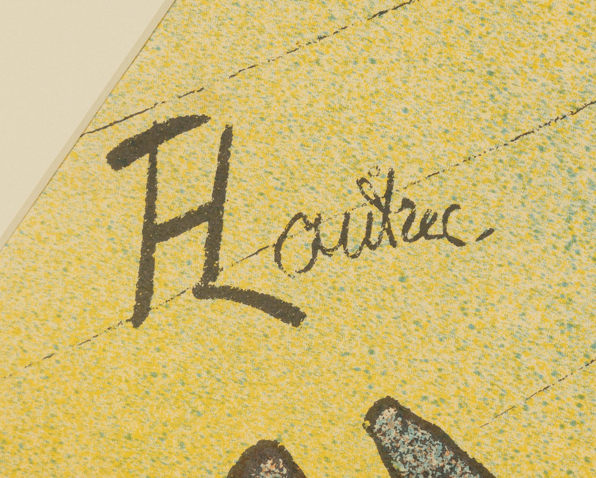 Henri de Toulouse-Lautrec, after. A lithographic exhibition poster, Bengtsons Litografiska AB, Stockholm, 1968.