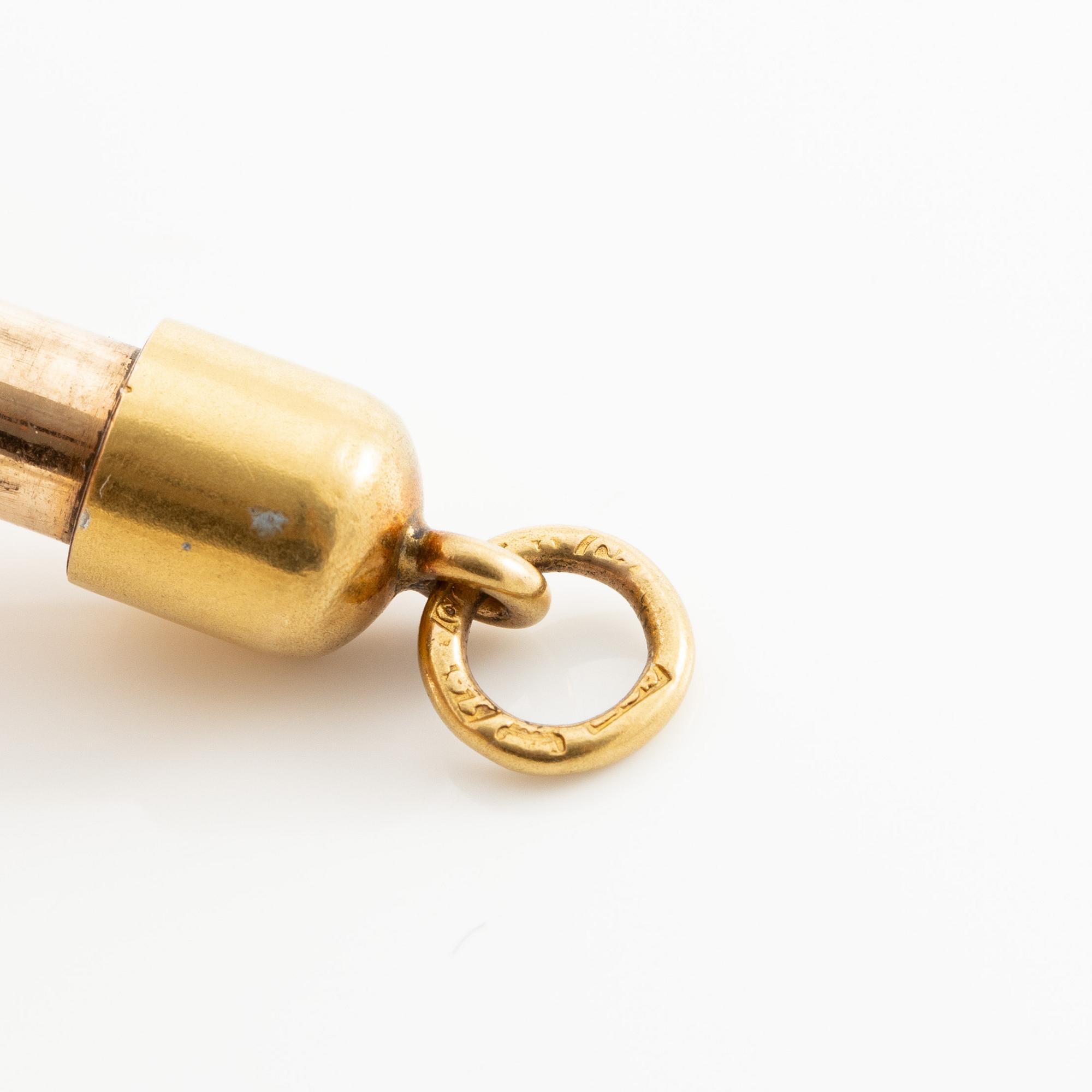 Three pens 18K gold.