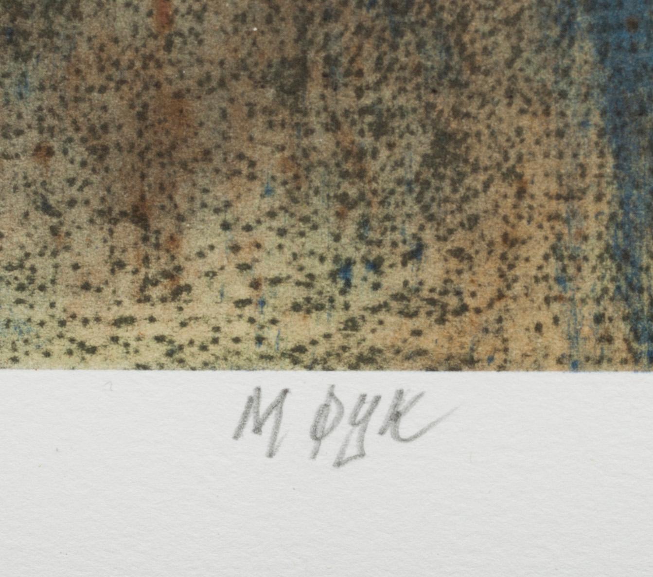 MADELEINE PYK, 2 st, blandteknik och färglitografi, signerade.