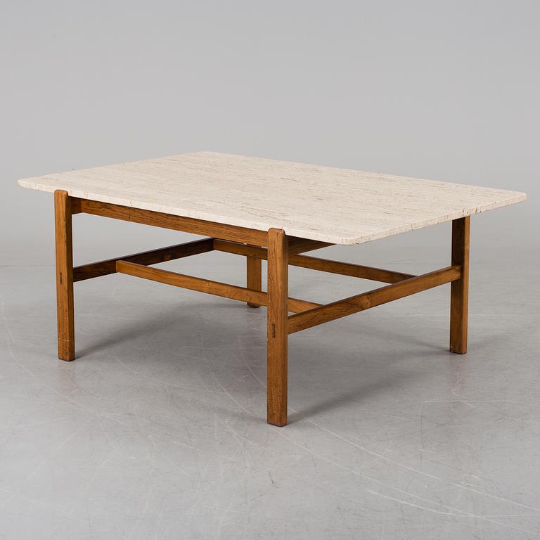 INGE DAVIDSON, soffbord, travertin, 1960-tal.