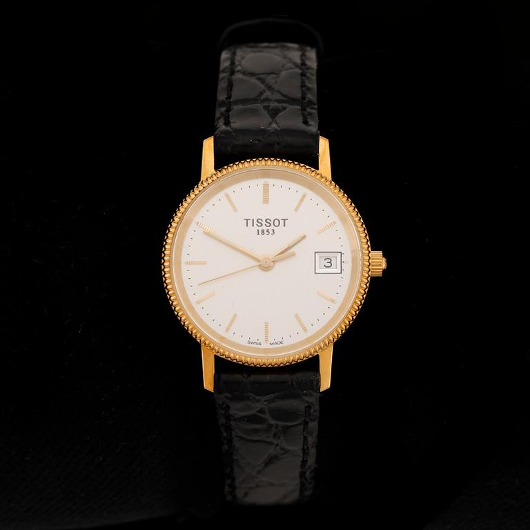 ARMBANDSUR, dam, 18k guld, Tissot.
