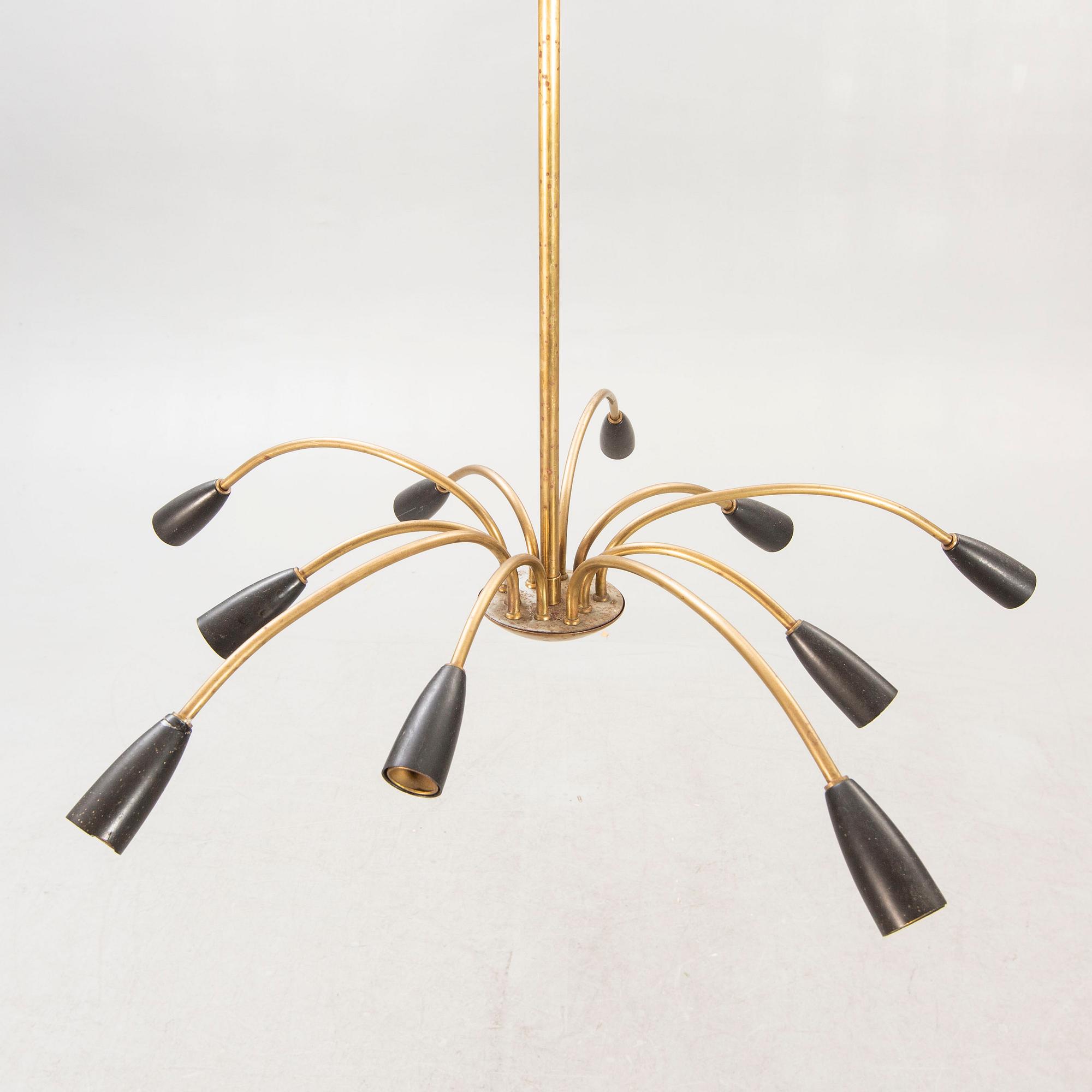 Ceiling lamp, Italy, 1950s.