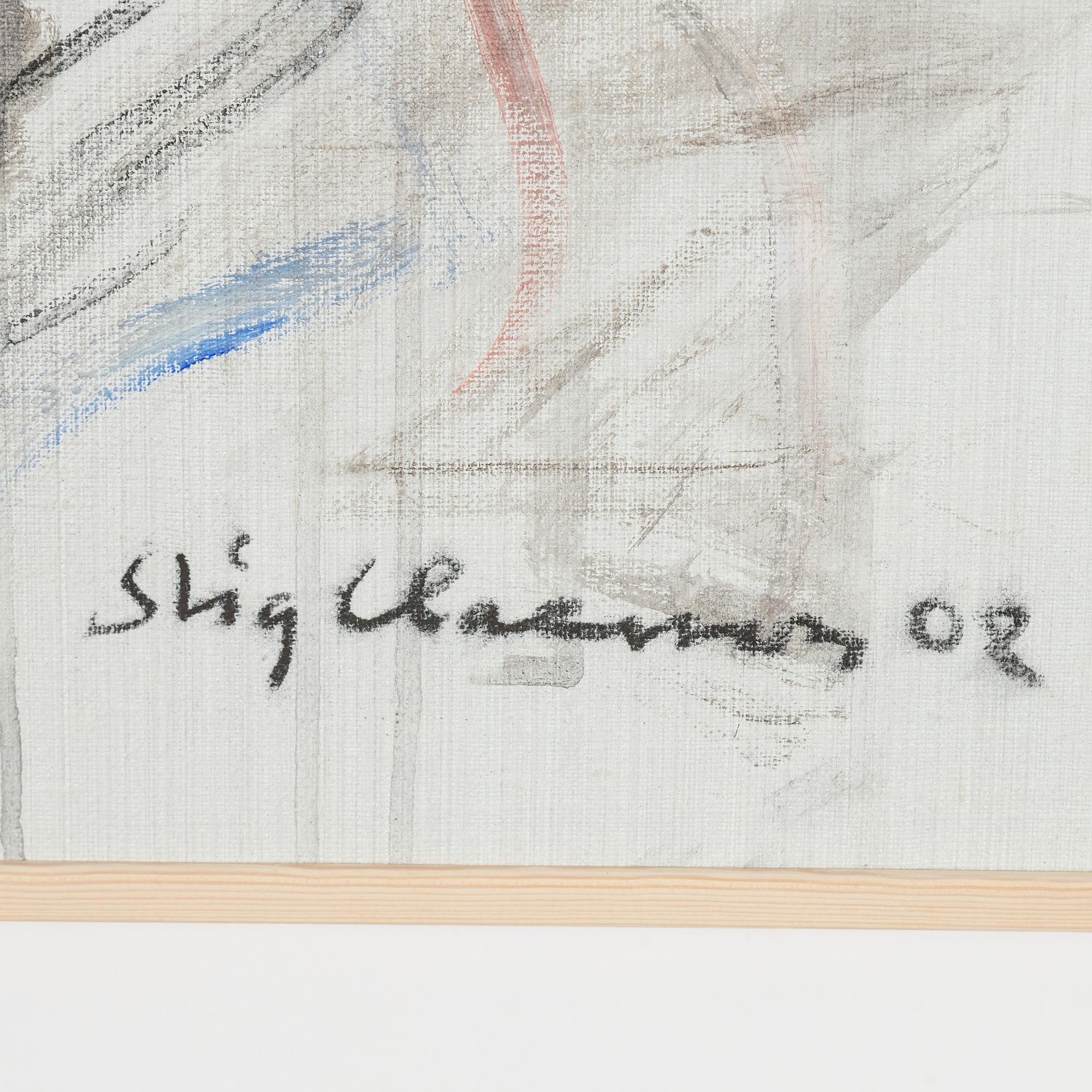 Stig Claesson, oil on canvas, signed and dated -02.