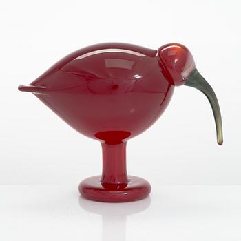 Oiva Toikka, lasilintu, signeerattu O. Toikka Nuutajärvi.