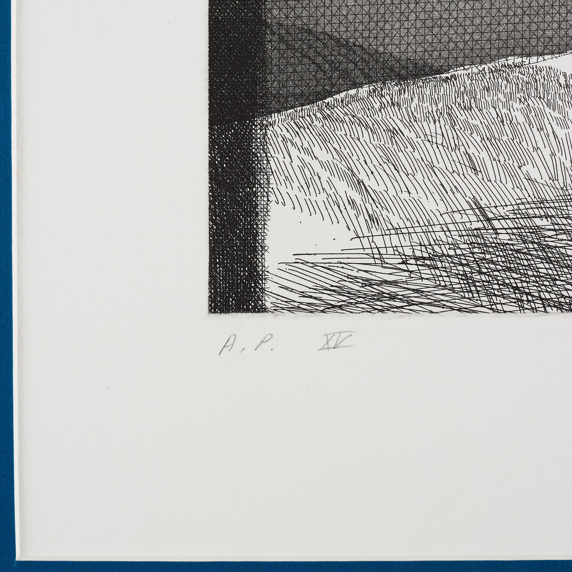 David Hockney, "A Wooded Landscape" from "Six Fairy Tales from the Brother's Grimm".