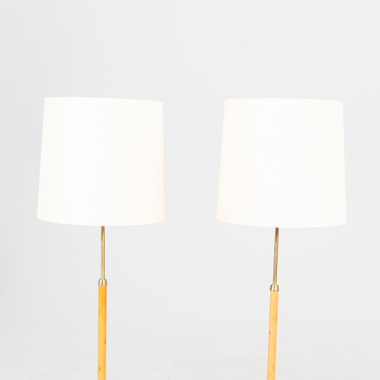 A pair of floor lamps 60-70s "Falkenbergs Belysning".