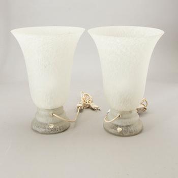 Table lamps a pair of CVV ​​Vianne France late 20th century.