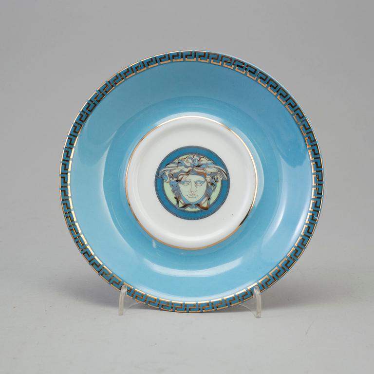Coffee set, 6 cups with plates. "Arabesque", Versace för Rosenthal. Hight 8 cm, Diameter 9.5 cm. Plates diameter 16 cm.