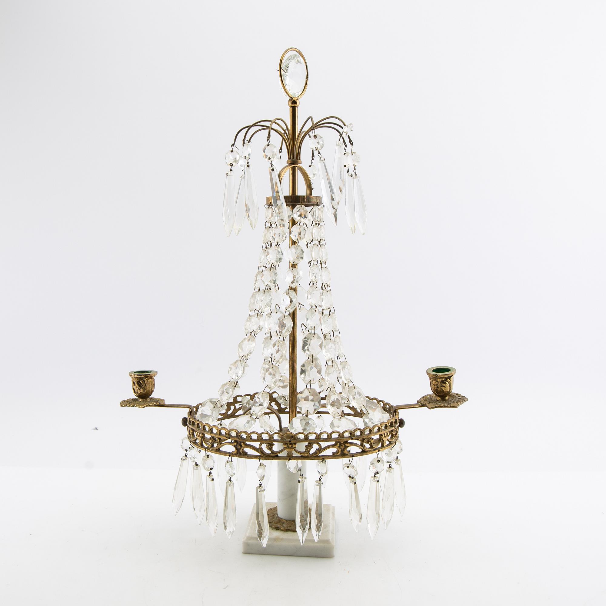 Bordslyster Gustaviansk stil 1900-talets mitt.