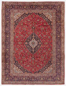 Matta, Keshan, centrala Iran, signed ca 392 x 301 cm.