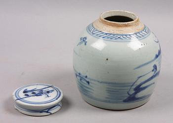 BOJANER, 2 st, porslin, Qing, Kina 1800-tal.