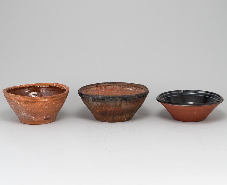 A group of six bowls, Sweden, 19th/20th Century.