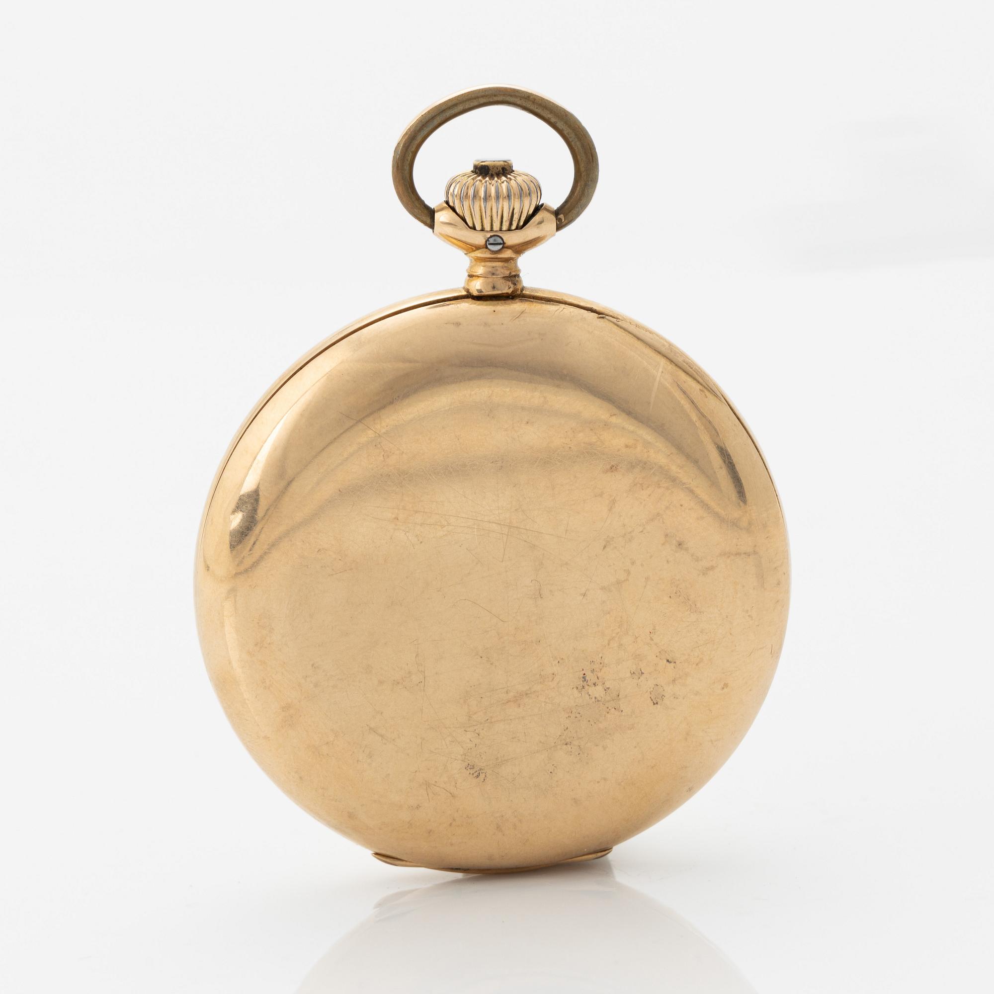 IWC, pocket watch, hunter, 51,5 mm.