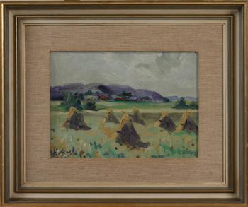 HENRIK SKAGH, olja på duk, sign.