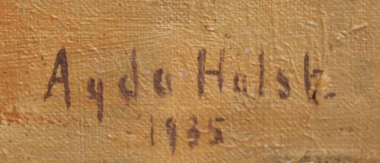 AGDA HOLST, olja på duk, sign o dat 1935.