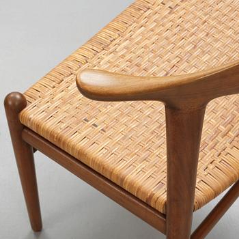 Hans J. Wegner, "Kohornsstolen/ Cowhorn chair", sex stycken, "JH-505", Johannes Hansen, Danmark 1950-60.