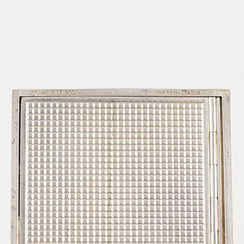 Puderdosa silver och förgyllt silver med rubiner, Boucheron Paris.