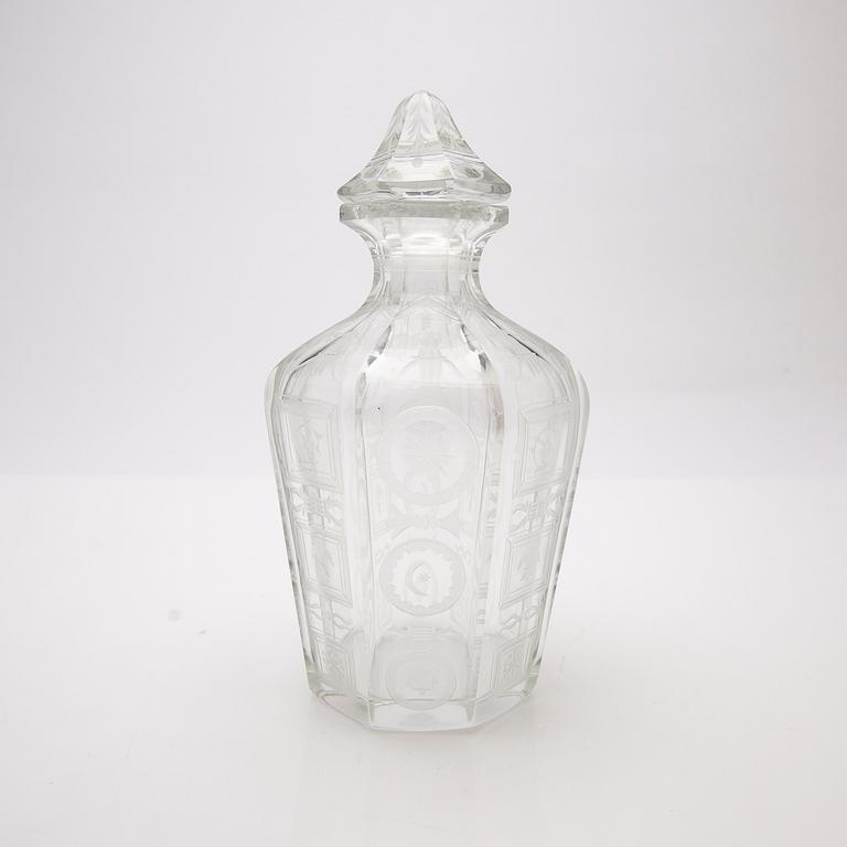 Edward Hald, Flakong, 922, Orrefors, 1930, gravör E.R.