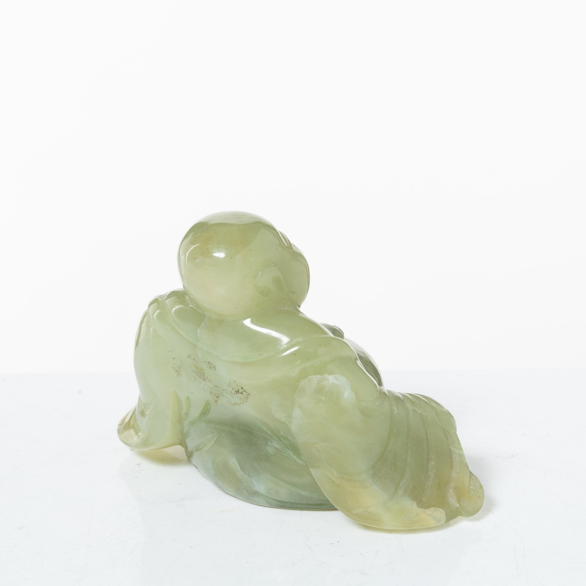 Samling stenfigurer, åtta stycken, Kina, 1900-tal/samtida.