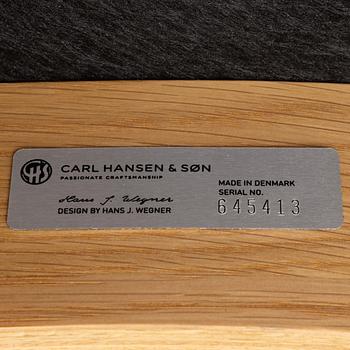 Hans J Wegner, stolar 6 st, modell CH-20, Carl Hansen & son, formgiven 1956.