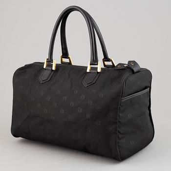 Christian Dior, a brack canvas 
'Speedy' handbag.