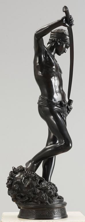 Jean Antonin Marius Mercié, "David vainqueur" (= The winner David).