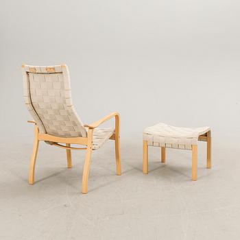 Yngve Ekström, fåtölj med fotpall "Primo" Swedese.