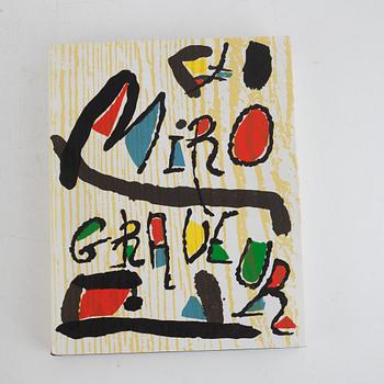 Böcker, 4, st, "Miró graveur", Daniel Lelong Editeur, 1928-83.