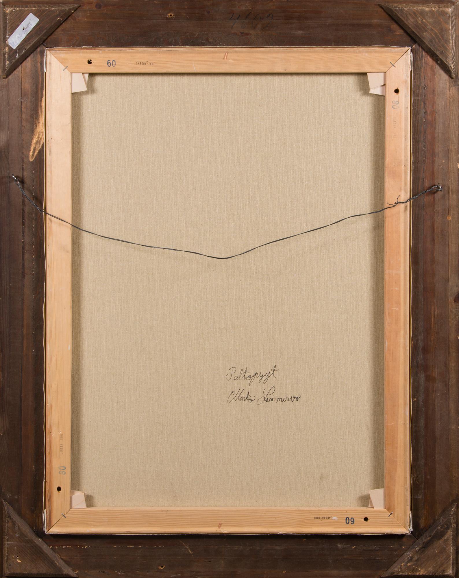 MARKO LAMMERVO, oil on canvas, signed.