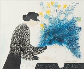 André Brasilier, By the Flower Vase.