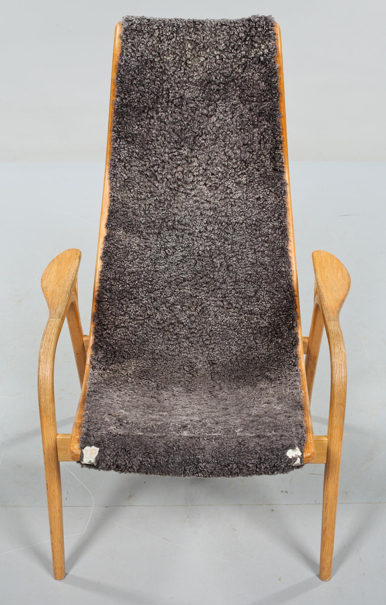 FÅTÖLJ, Yngve Ekström, "Lamino", Swedese, 1900-talets andra hälft.