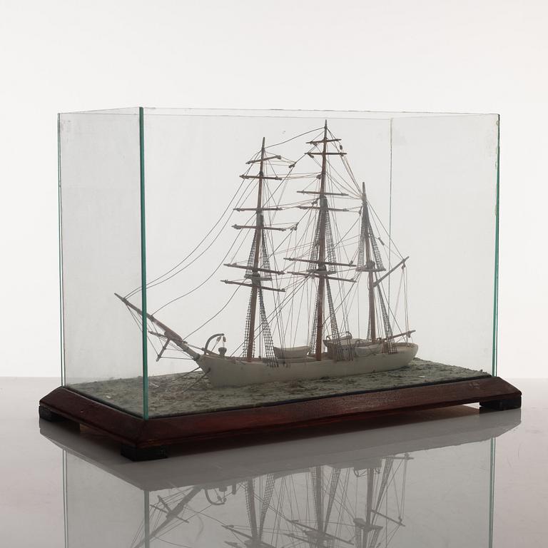 A ship model, mid-20th Century.